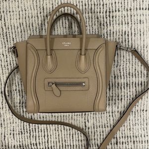 Authentic Celine mini luggage tote bag. Great condition.